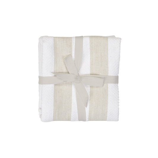 Stripe Basketweave Tea Towel Set
