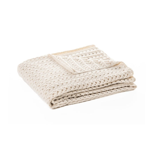 Naja Knit Throw - Natural