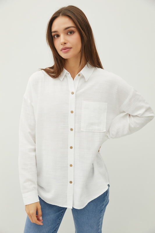 Classic Button Up Blouse