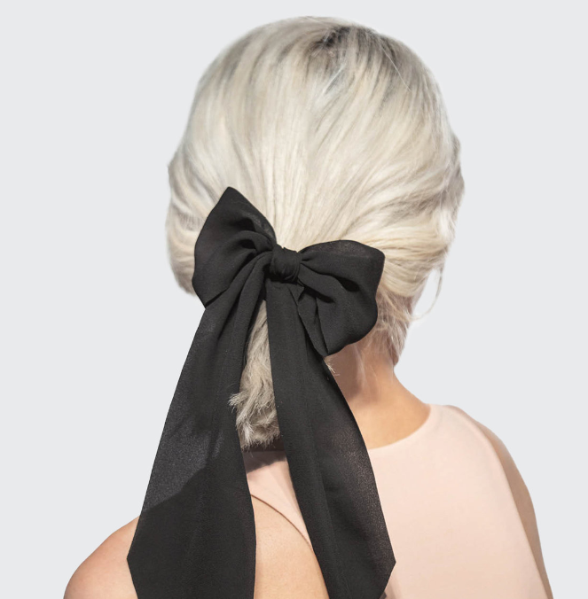 Crepe Bow Scrunchies