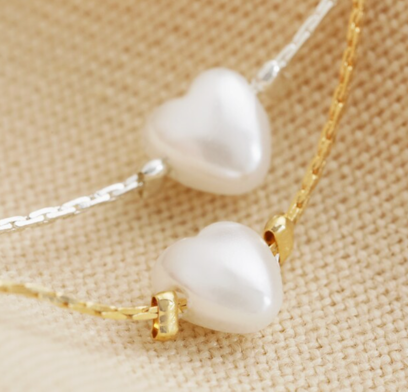 Heart Pearl Bracelet