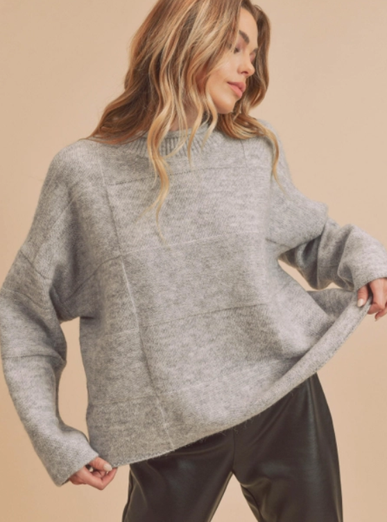 Ryleigh Sweater - Heathered Grey