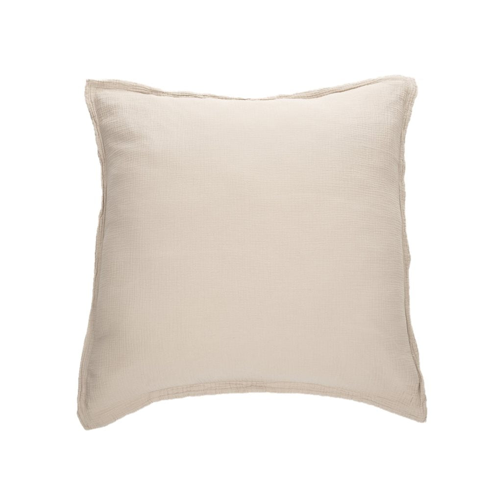 Muslin Euro Pillow - Natural