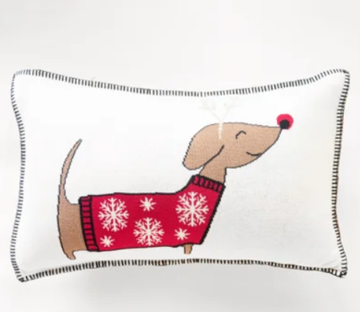 Christmas Dog Pillow