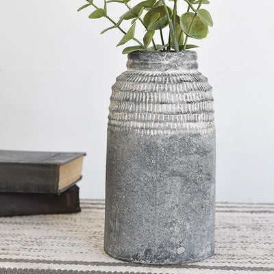 Charcoal Skim Vase