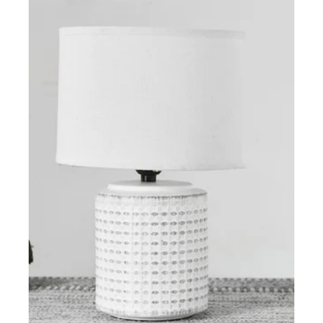 White Detail Lamp